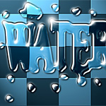 Water text effect