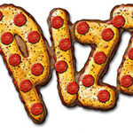 Pizza text effect