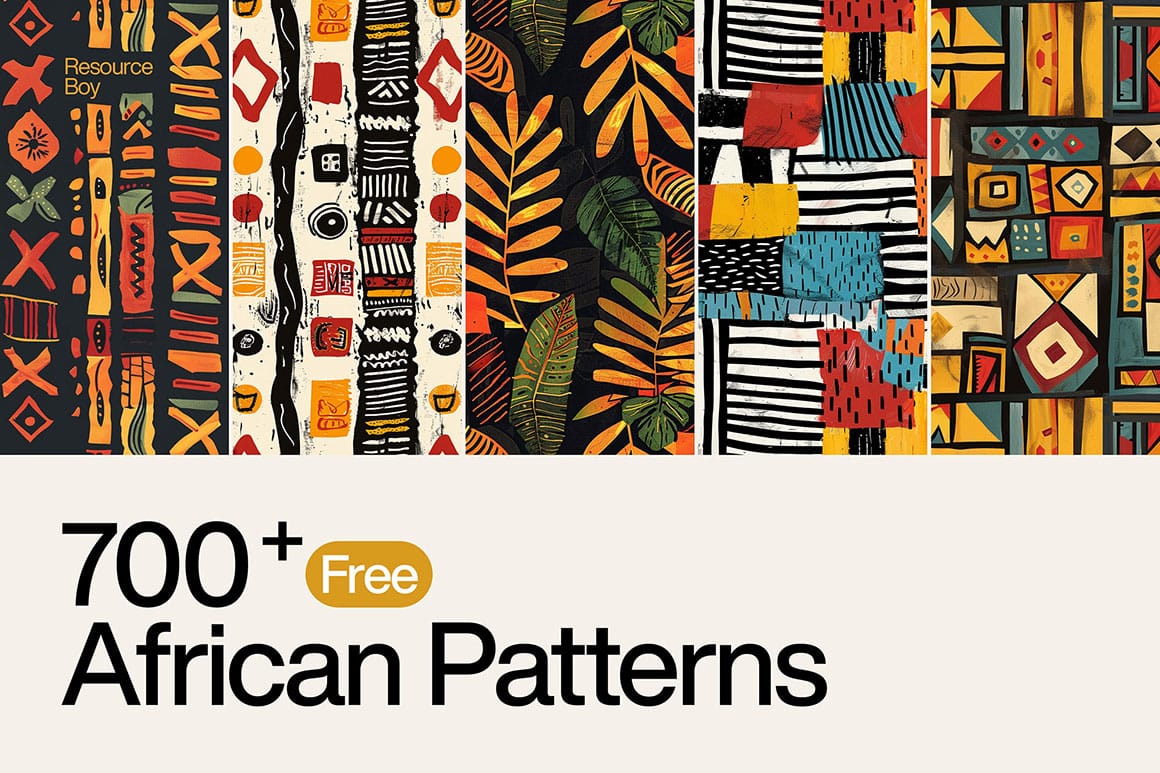 Download 700 Free Vibrant African Patterns
