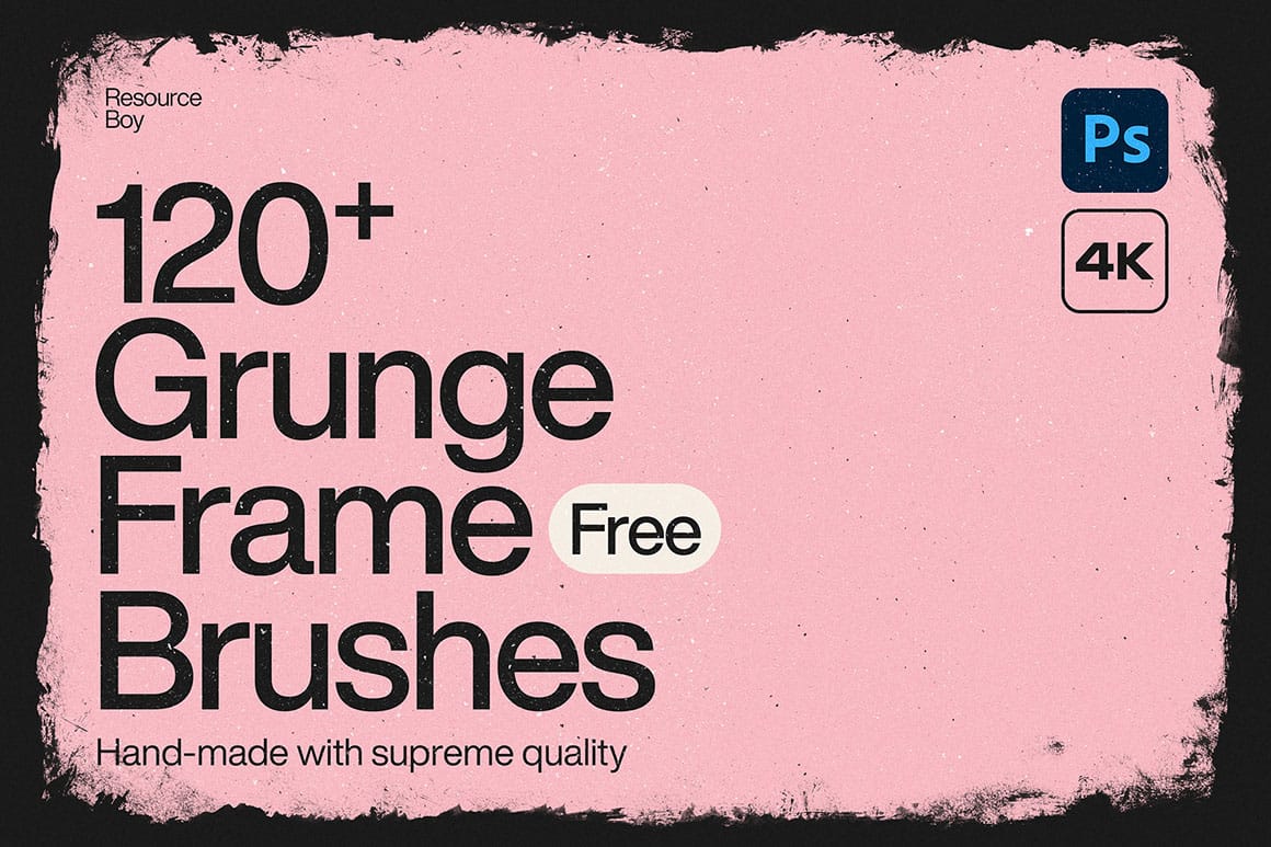 Download 120 Authentic Free Grunge Border Photoshop Brushes