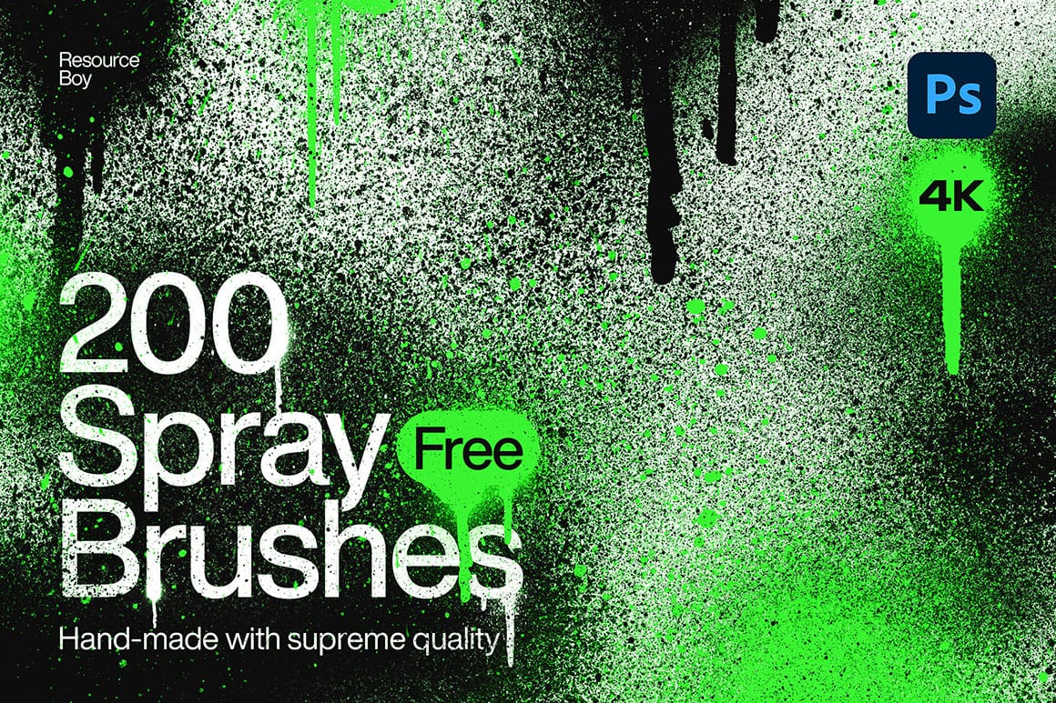 Download 200 Free Realistic Spray Paint Brushes