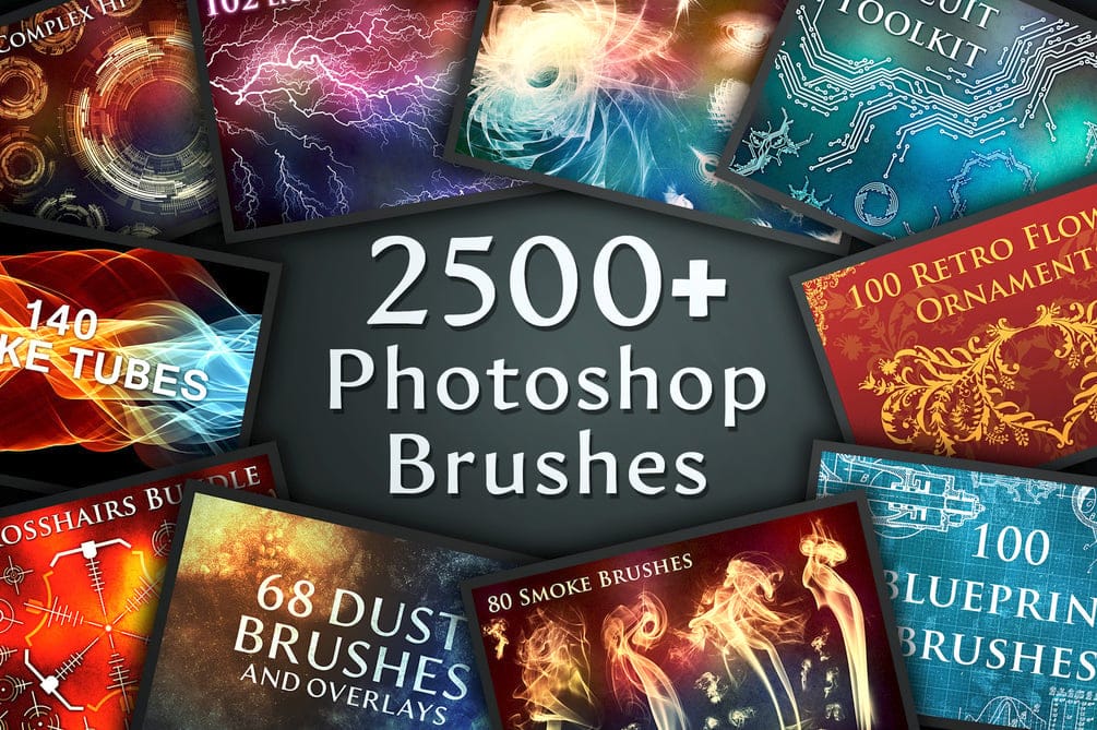 Create Stunning Artwork with the Ultimate 2500+ Photoshop Brushes Bundle
