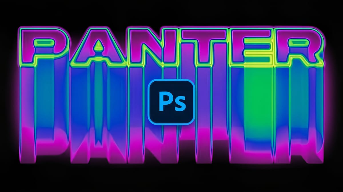 Create X-Ray Neon Motion Blur Text Effect in Photoshop