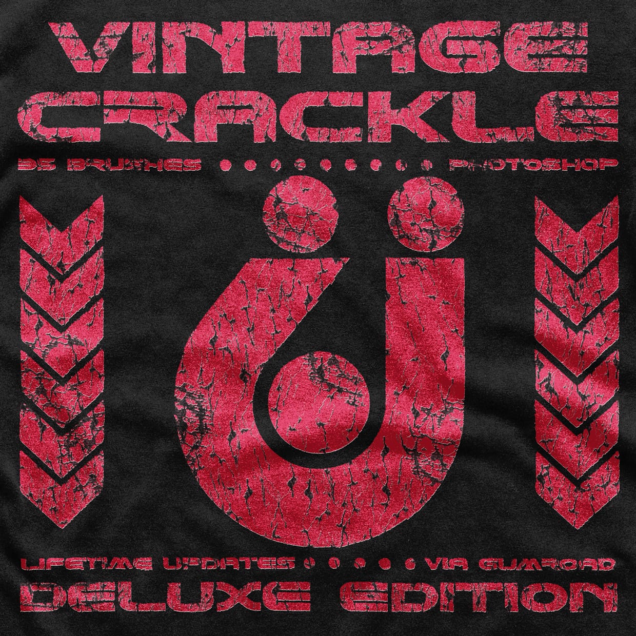 Free Vintage Crackle Grunge Photoshop Brushes