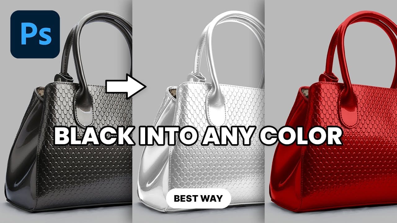 Transform Black to Any Color in Photoshop, Including White: Best Method