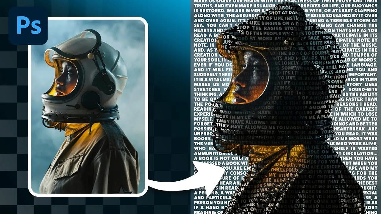 Create a Striking Text Portrait Poster in Photoshop