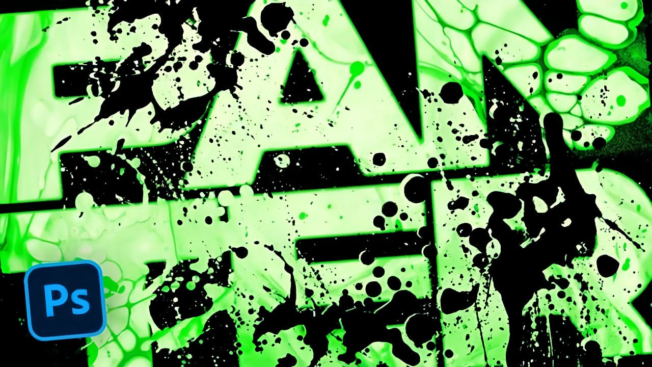 How to Create a Grungy Splatter Text Effect in Photoshop