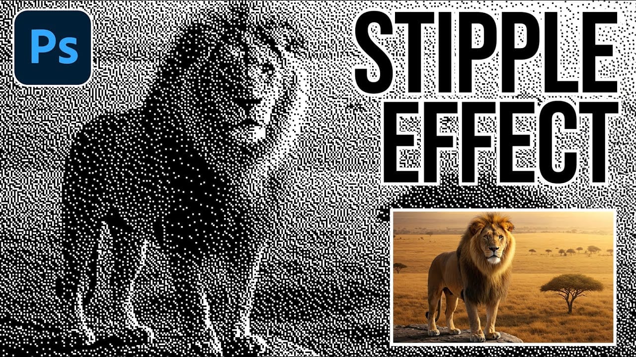 How to Create a Stippled Ink Drawing Effect in Photoshop