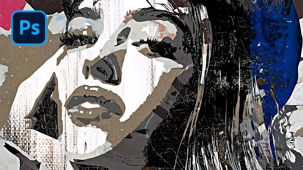 How to Create Textured Portrait Collages in Photoshop