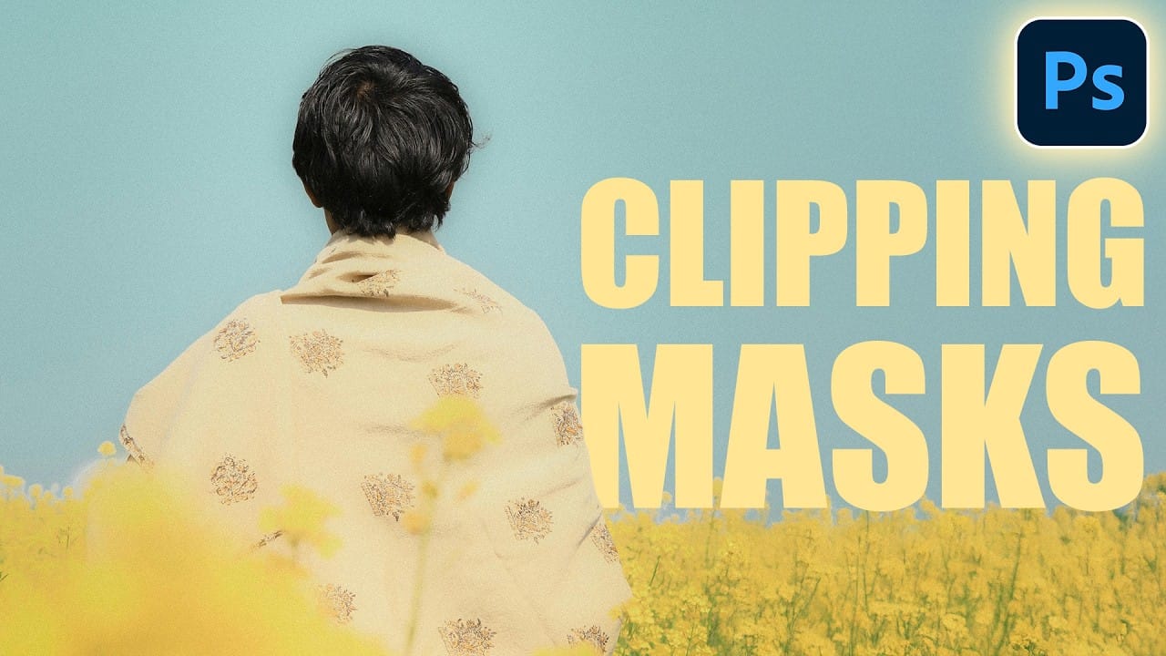 How to Place Images Inside Text Using Clipping Masks in Photoshop