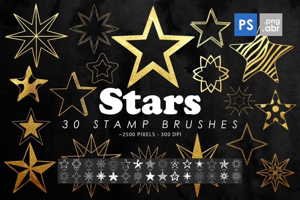 Stars Photoshop Brushes