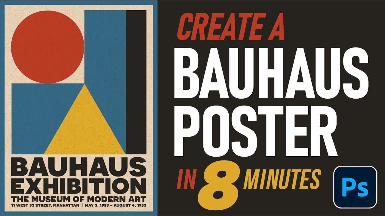 How to Create an Authentic Bauhaus Poster Design in Photoshop