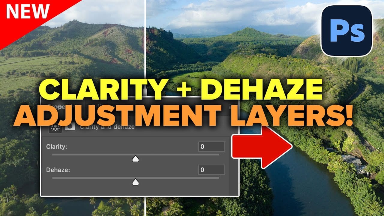 How to Use Clarity and Dehaze Adjustments in Photoshop