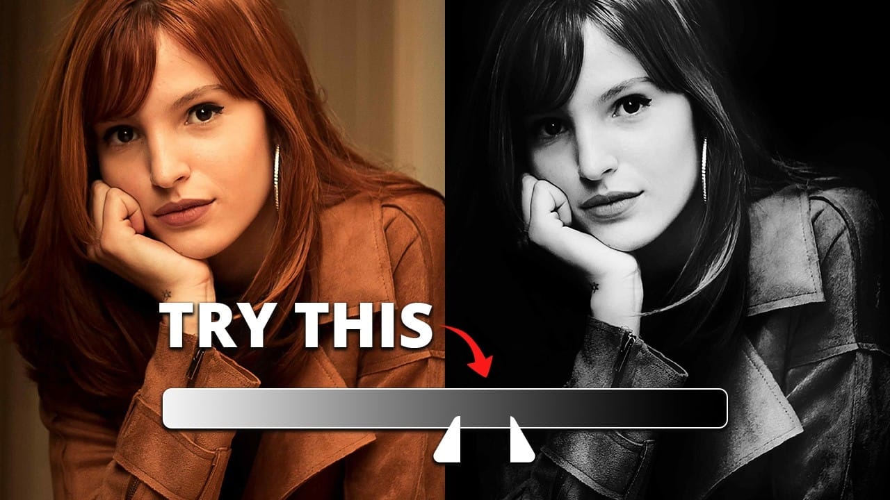 How to Create Studio-Style Black and White Portraits in Photoshop