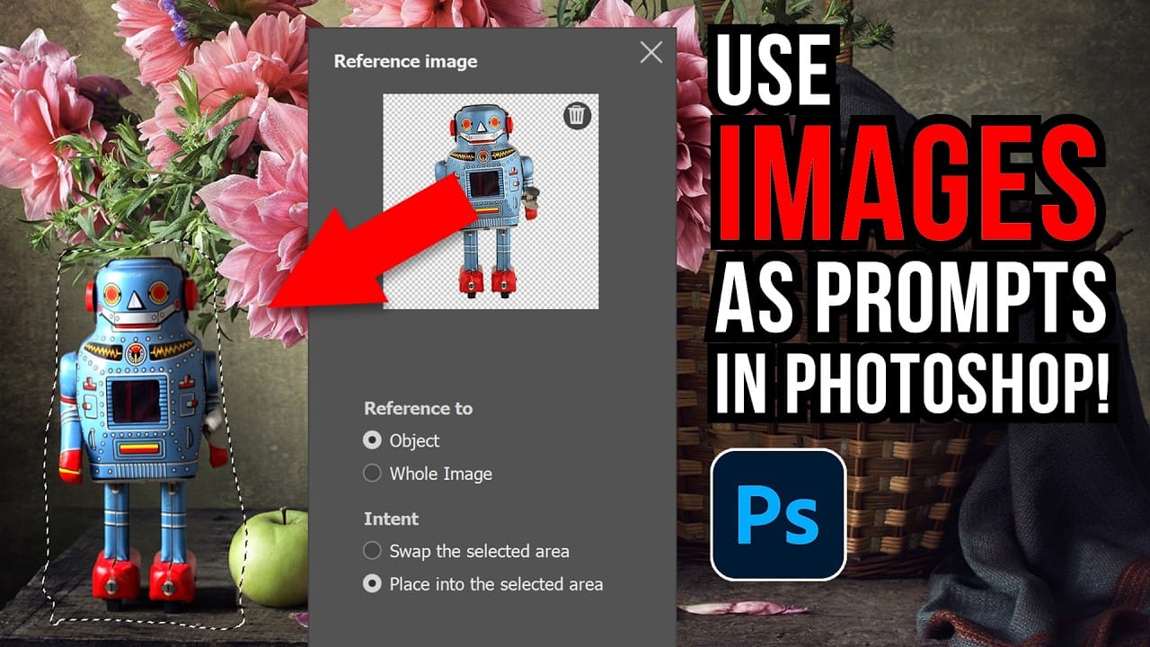 How to Use Reference Images with Generative Fill in Photoshop