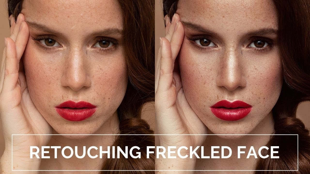 Professional Freckled Skin Retouching Workflow in Photoshop