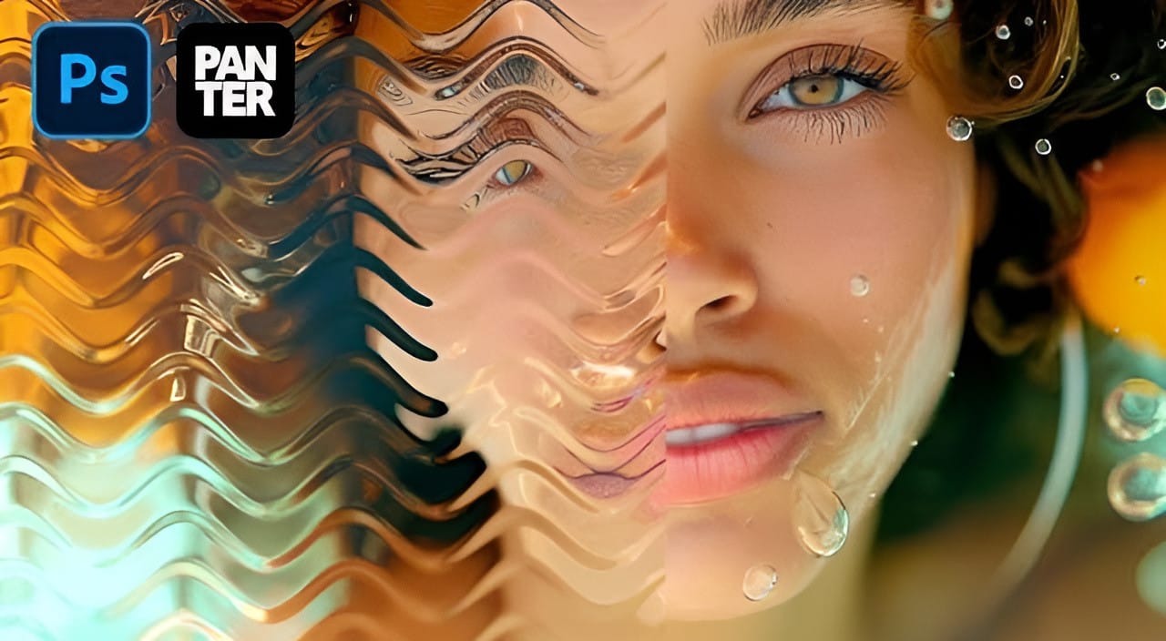 Create Refracted Glass Effect in Photoshop