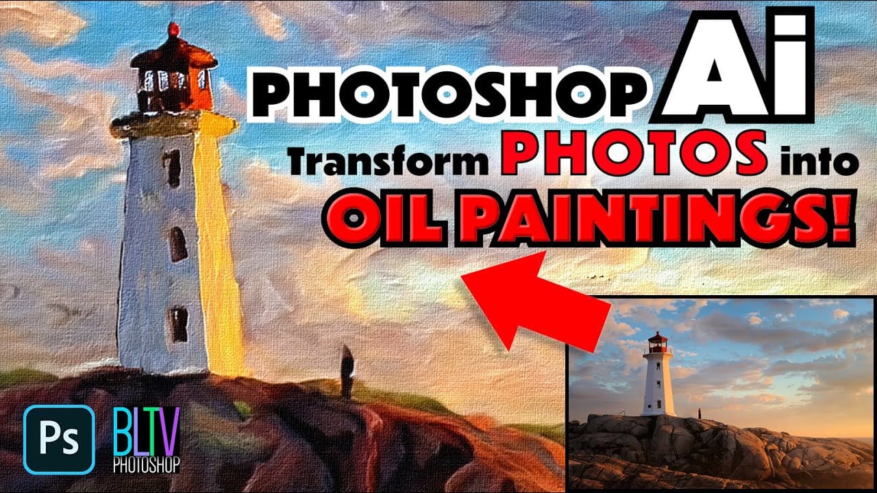 How to Transform Photos into Oil Paintings Using Generative Fill in Photoshop