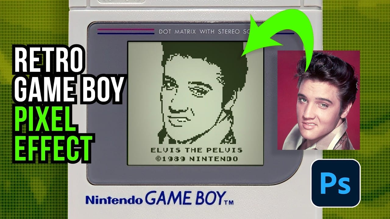 Game Boy Pixel Effect Tutorial in Photoshop