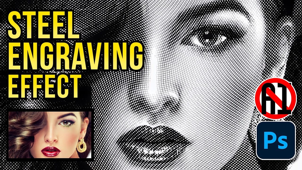 How to Create a Steel Engraving Effect from Photos in Photoshop
