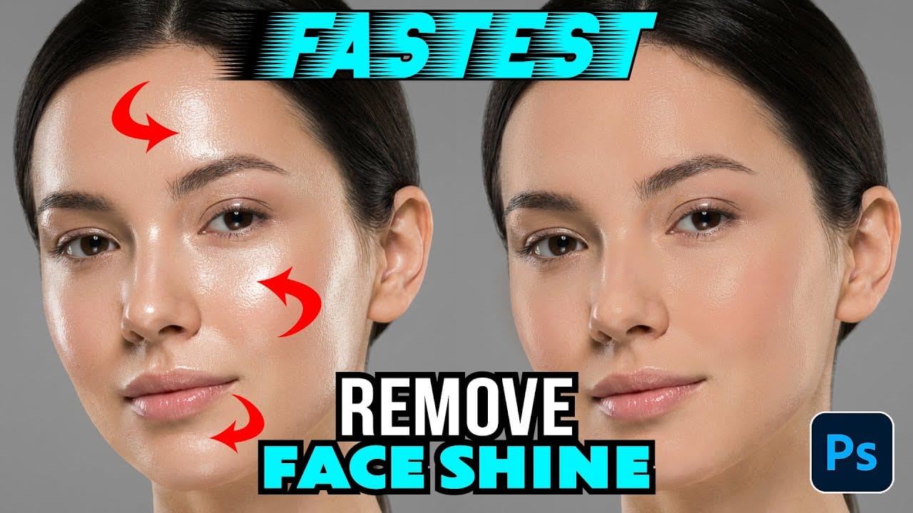 How to Remove Shiny Skin with Selective Color in Photoshop