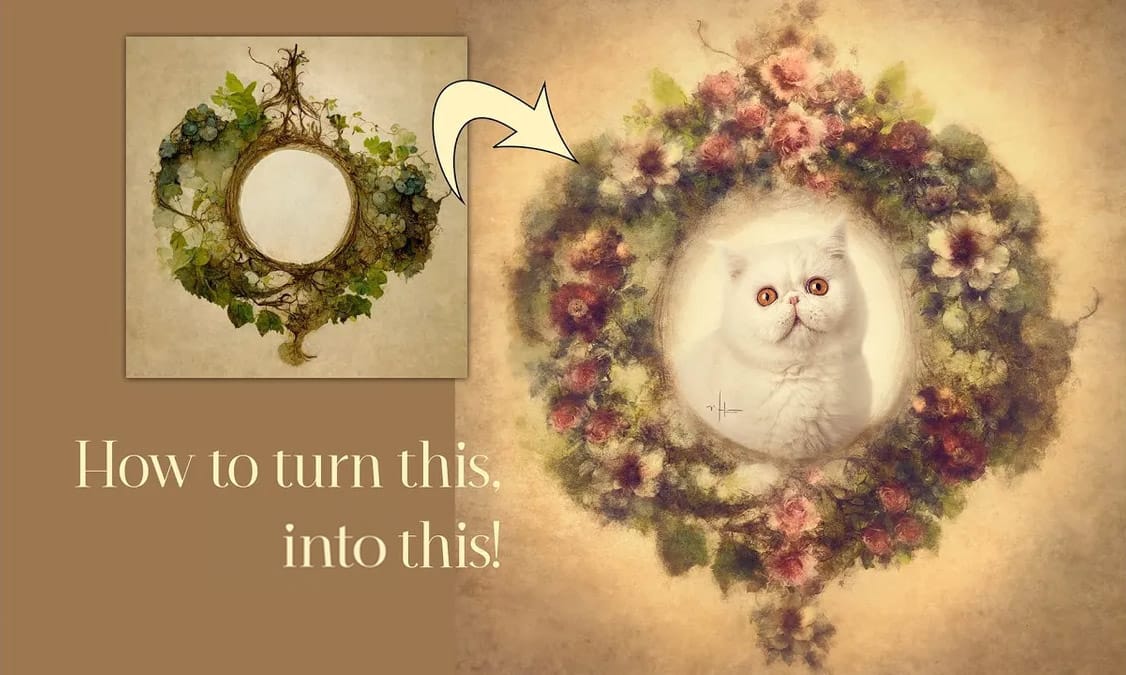 Creating Floral Wreath Overlays in Photoshop