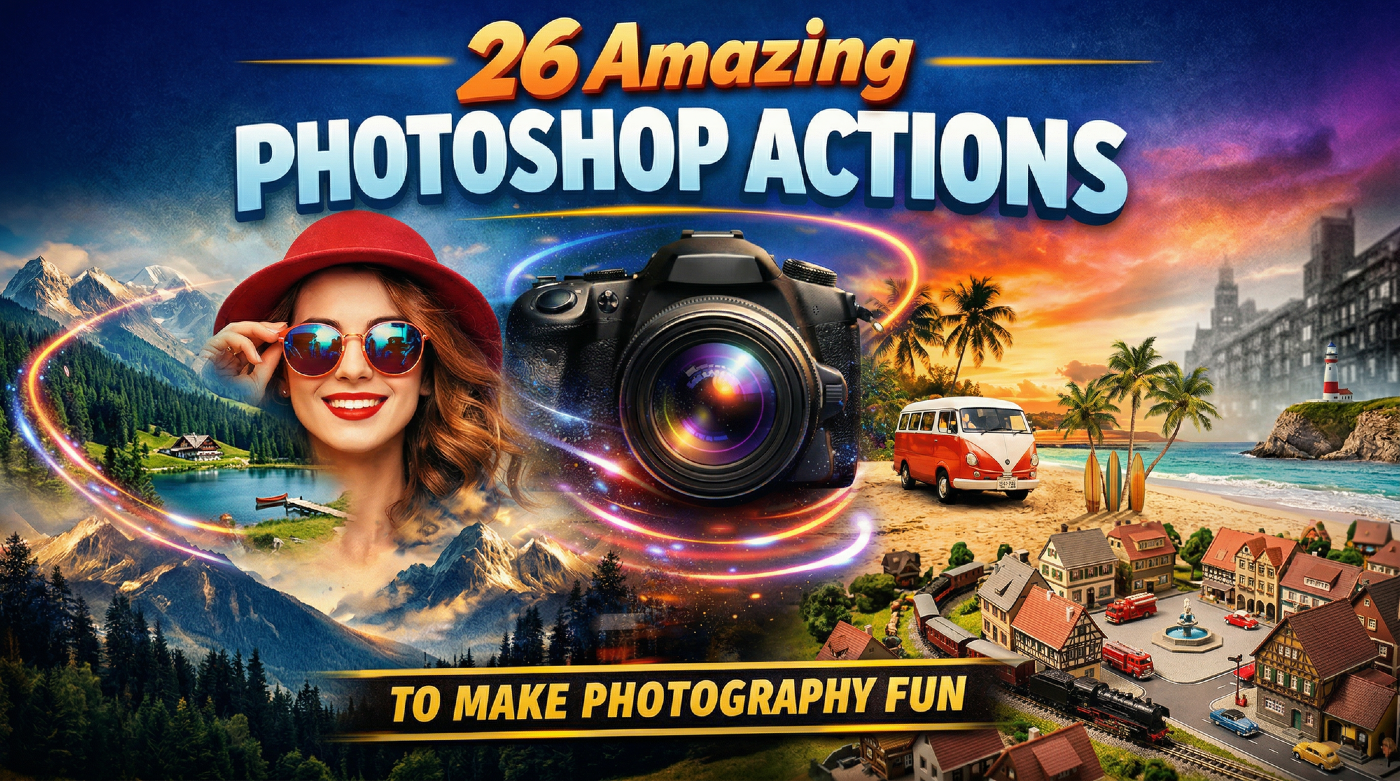 Artistic Photoshop Actions to Make Photography Fun