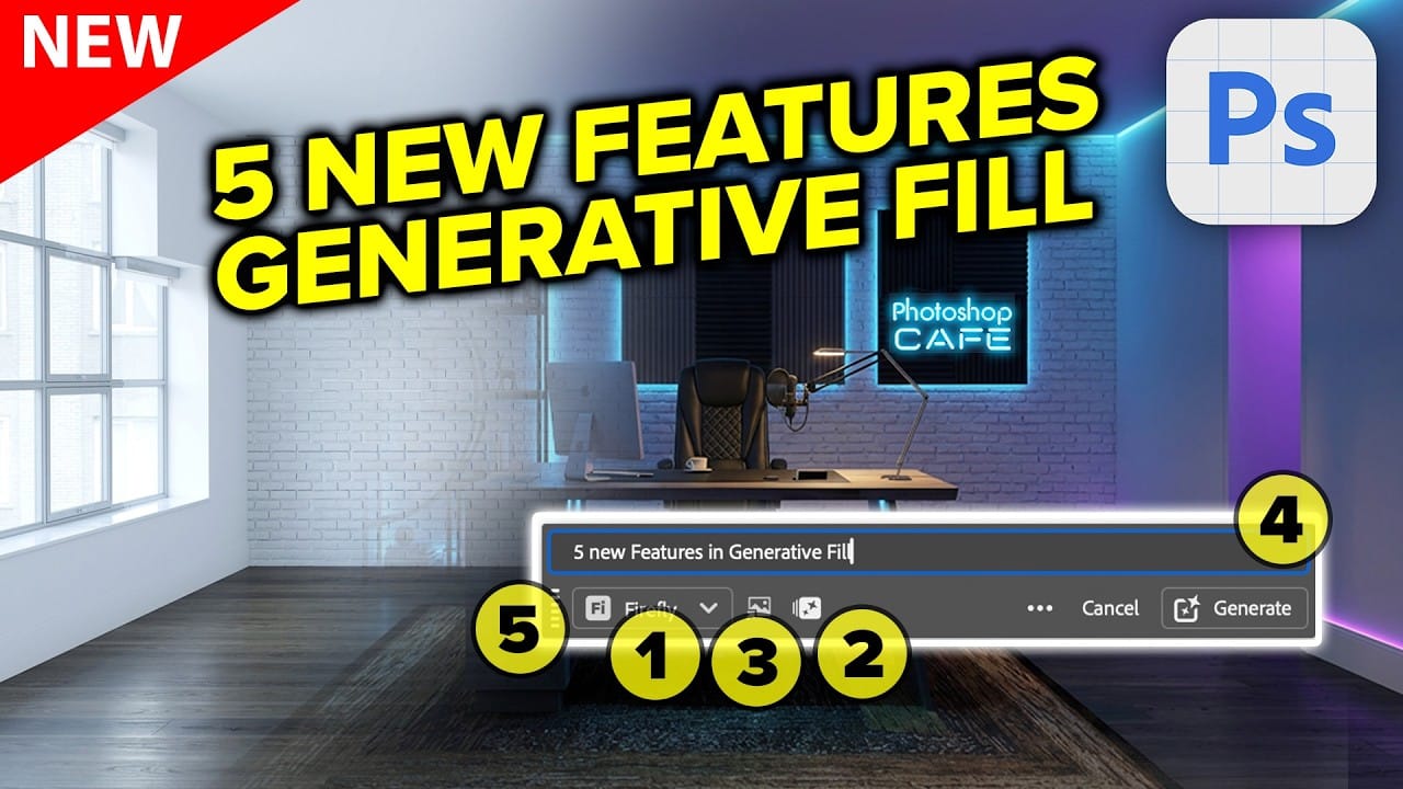 New Generative Fill Features in Photoshop Beta: Reference Images and Credit Tracking