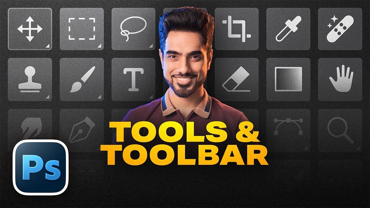 Essential Photoshop Tools for Beginners: Brush, Crop, and Move Tool Tutorial