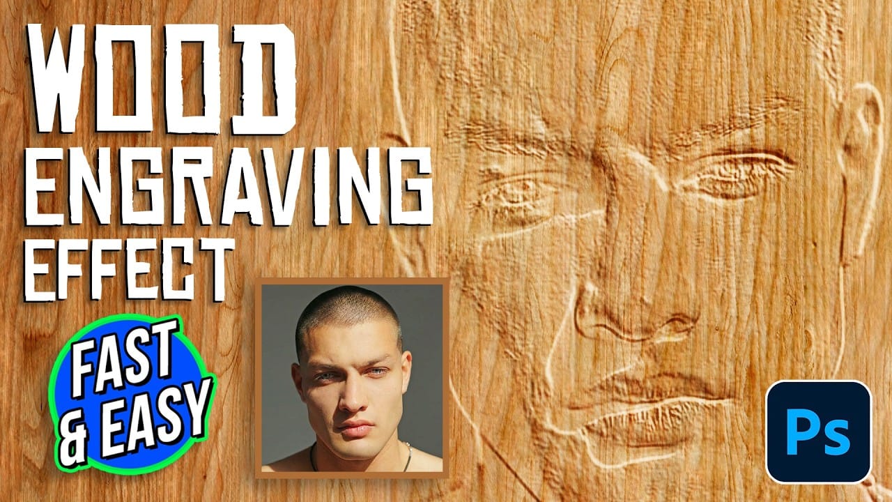 How to Create a Wood Engraving Effect from Photos in Photoshop