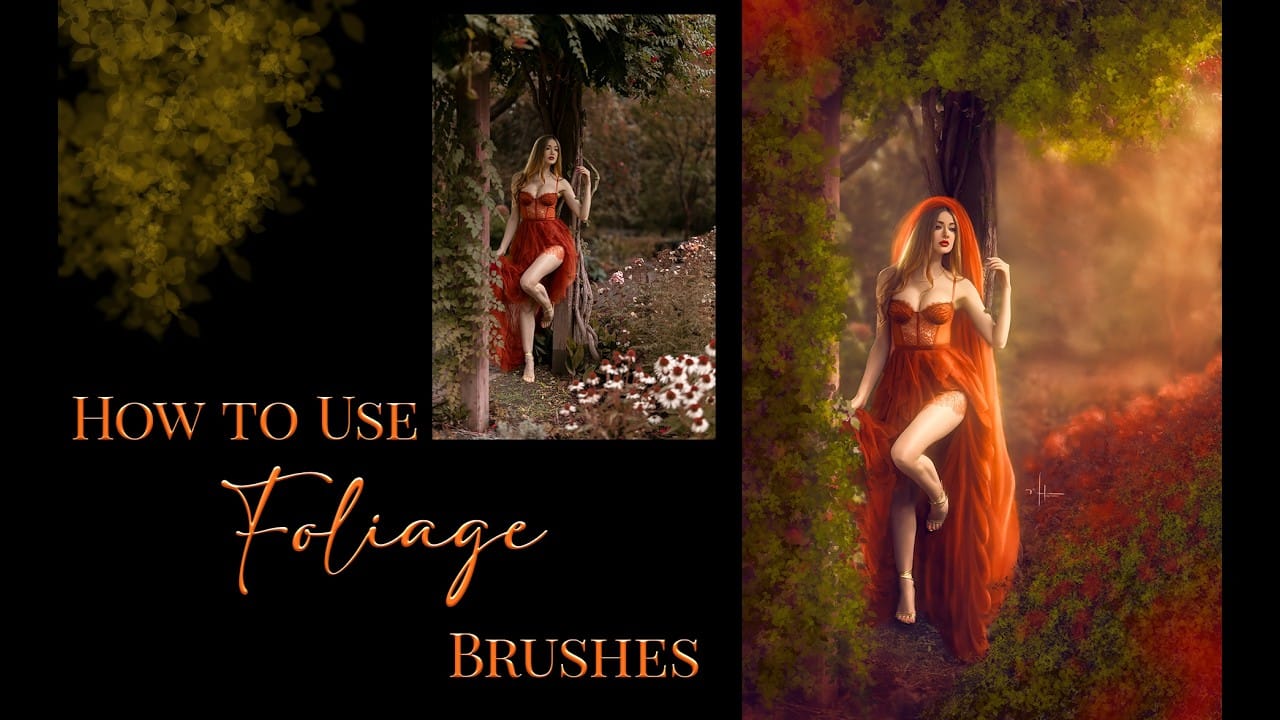 Using Foliage Brushes for Photo Enhancement and Digital Art