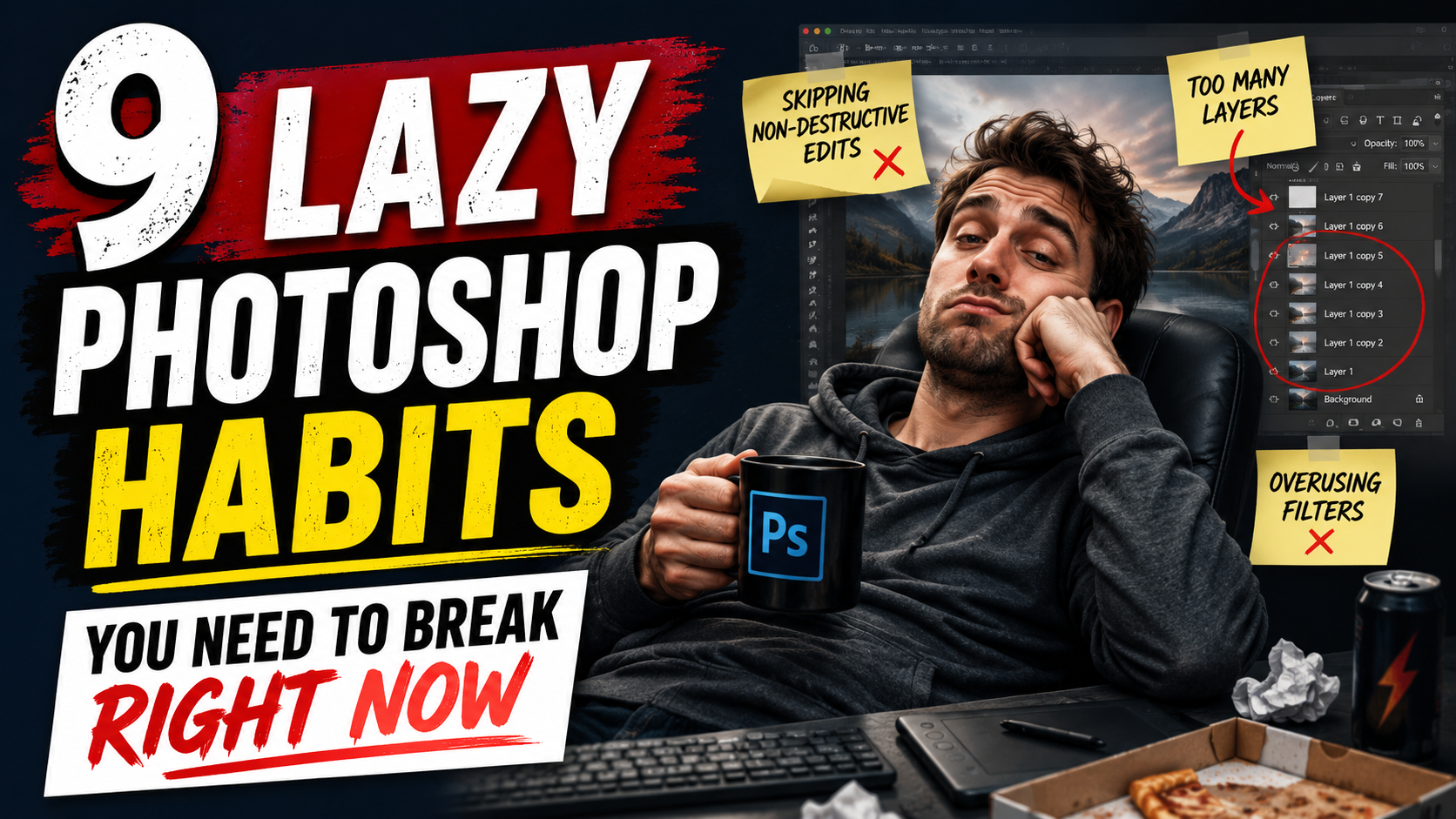 9 Lazy Photoshop Habits You Need to Break Right Now