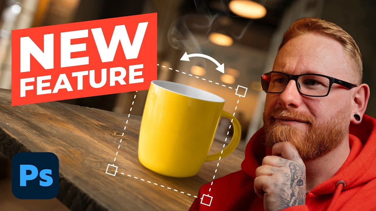 How to Use the New Rotate Object Feature in Photoshop Beta