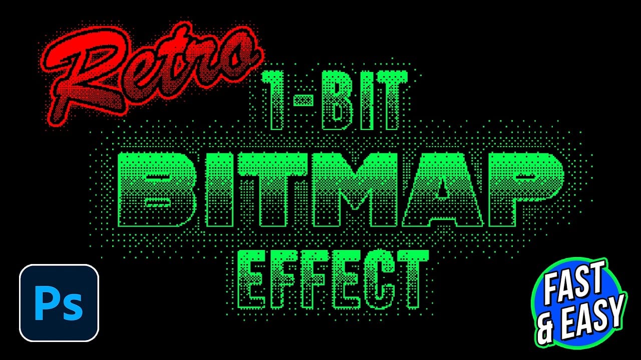 How to Create a 1-Bit Bitmap Effect in Photoshop