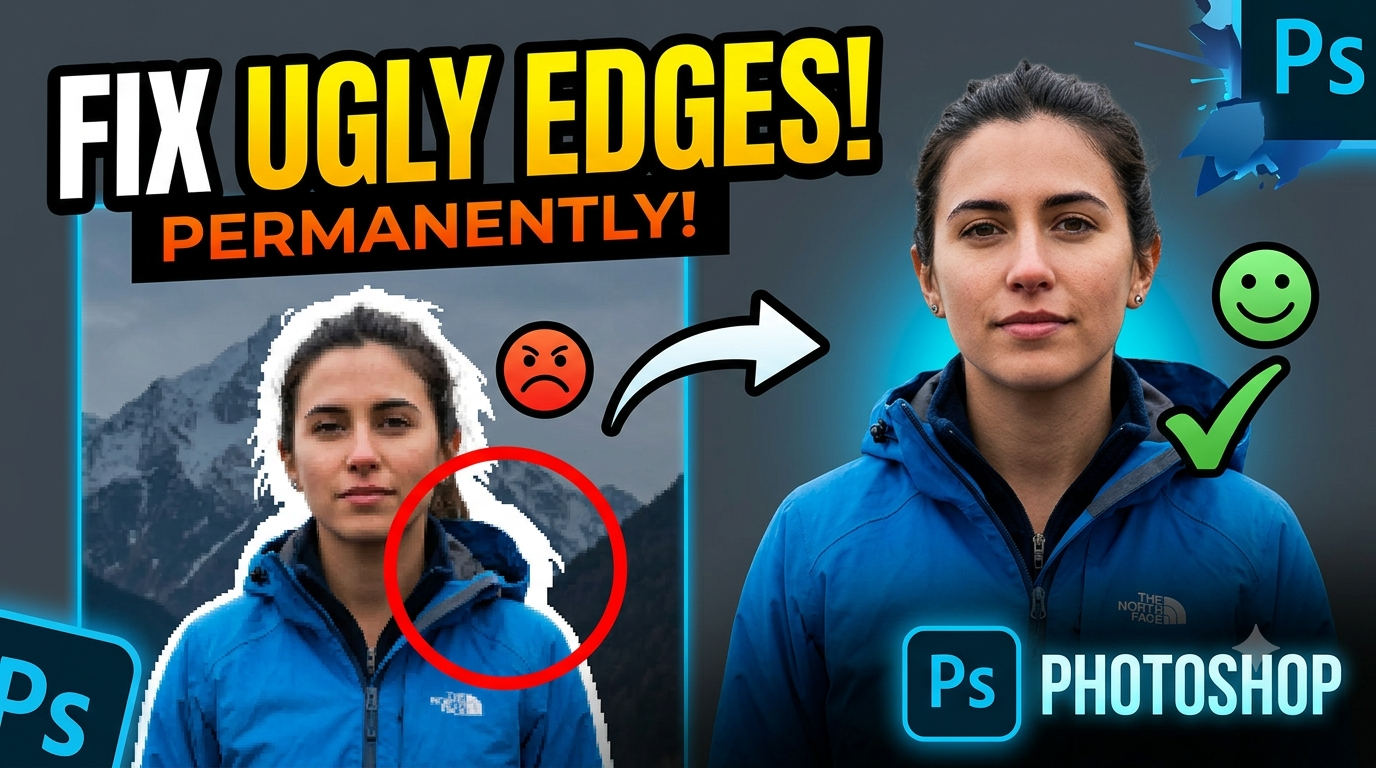 How to Fix Color Fringing in Subject Cutouts Using Clipping Masks