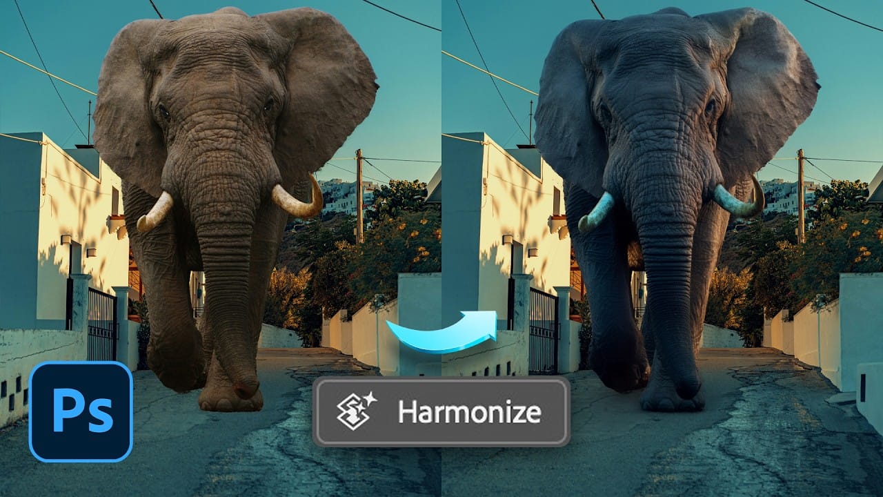 How to Use the Harmonize Tool for Advanced Photo Compositing in Photoshop 2026