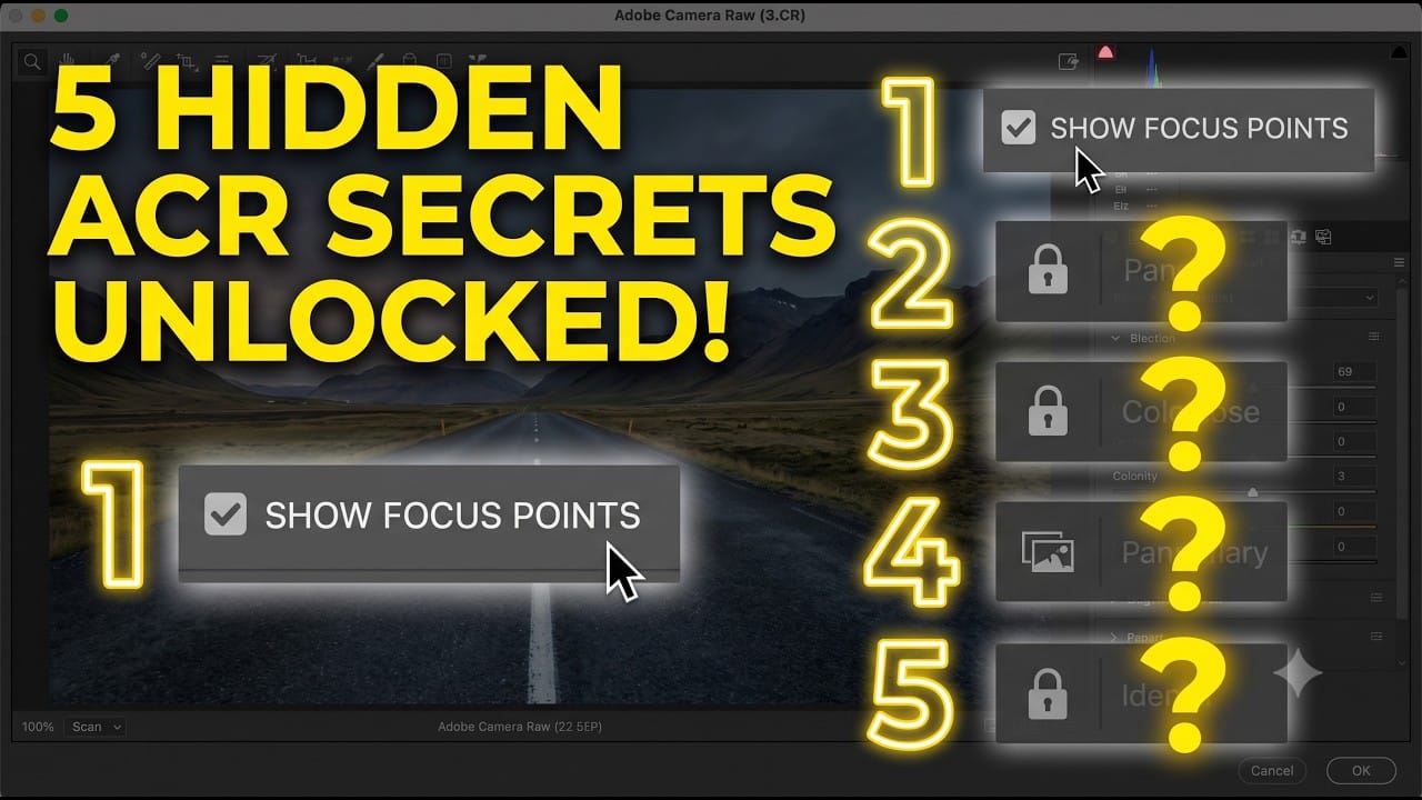 New Camera Raw Features Worth Using: Autofocus Points, Vectorscope, Bidirectional Gradients, and More