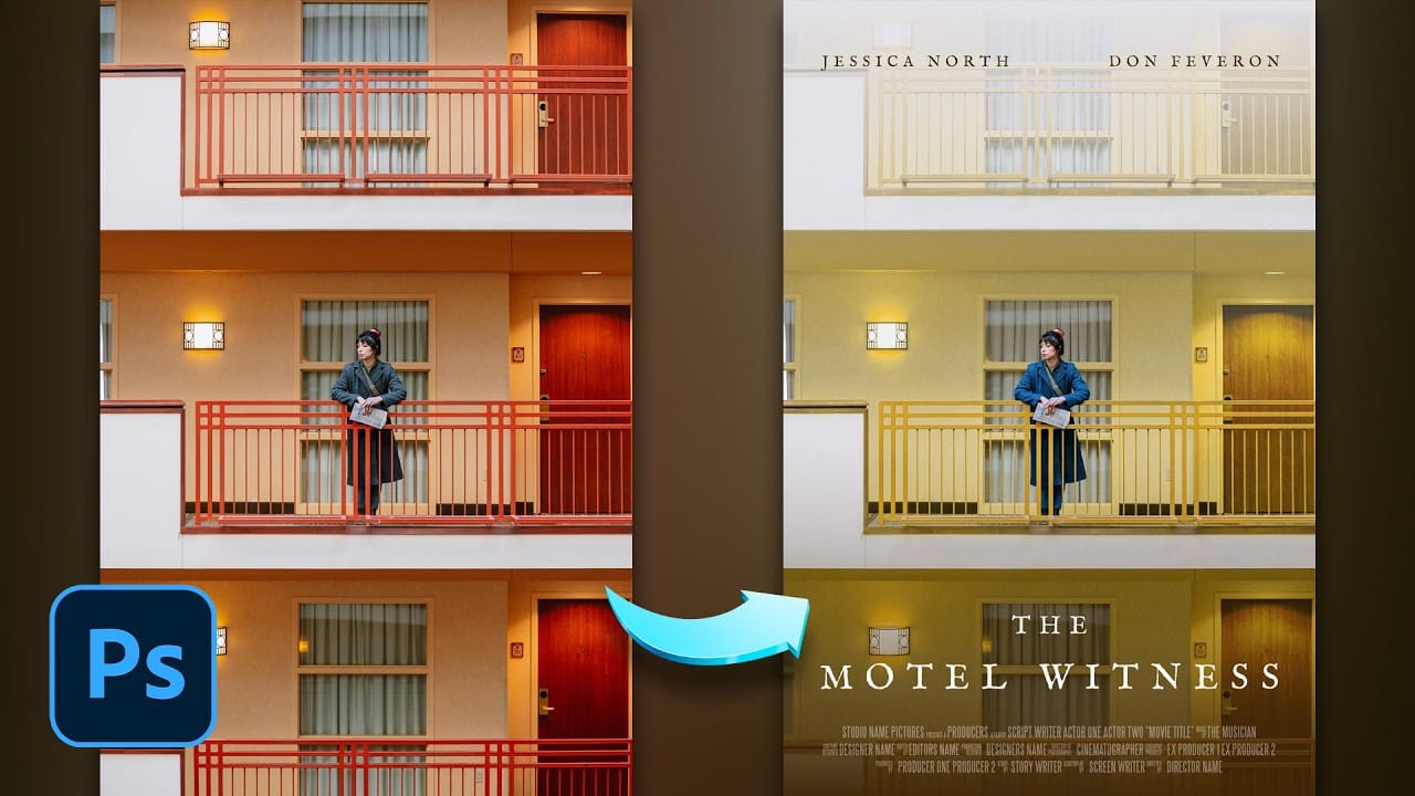 Turn a Single Photo into a Cinematic Movie Poster with Triadic Color Grading