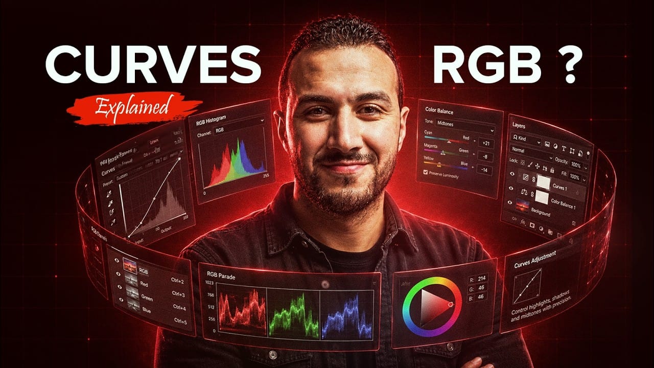 Understanding RGB, Curves, and Color Adjustment Tools in Photoshop