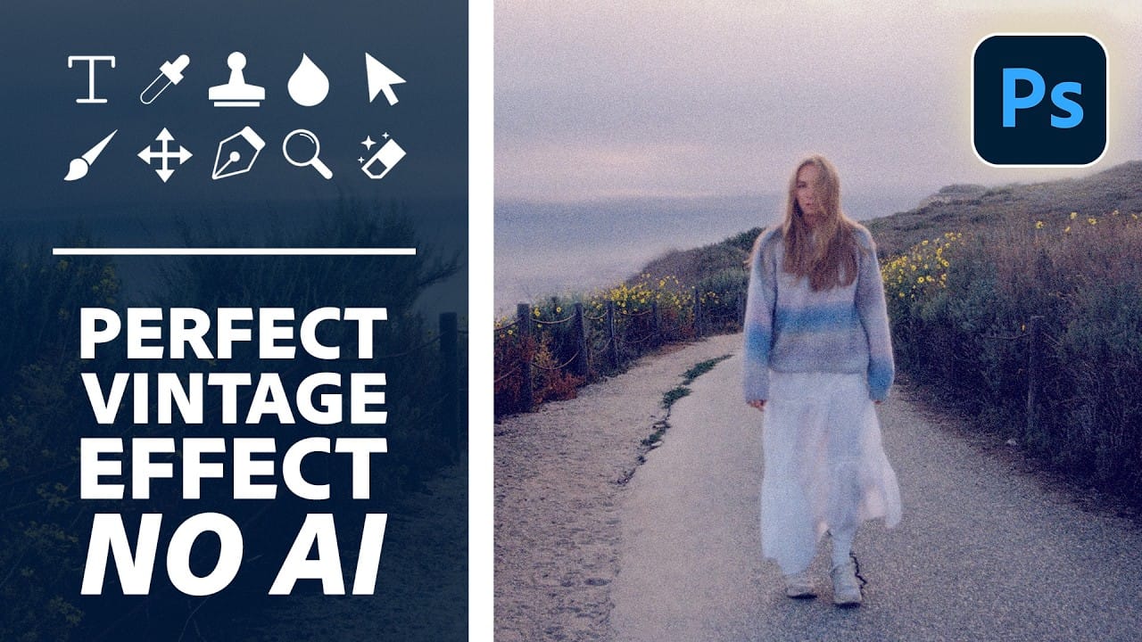 How to Create a Vintage Film Look in Photoshop Using Adjustment Layers