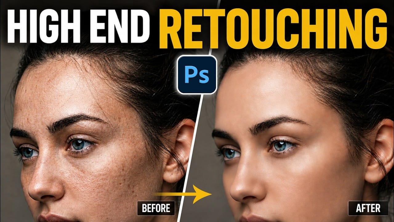 Portrait Retouching in Photoshop: Smooth Skin While Keeping Natural Texture