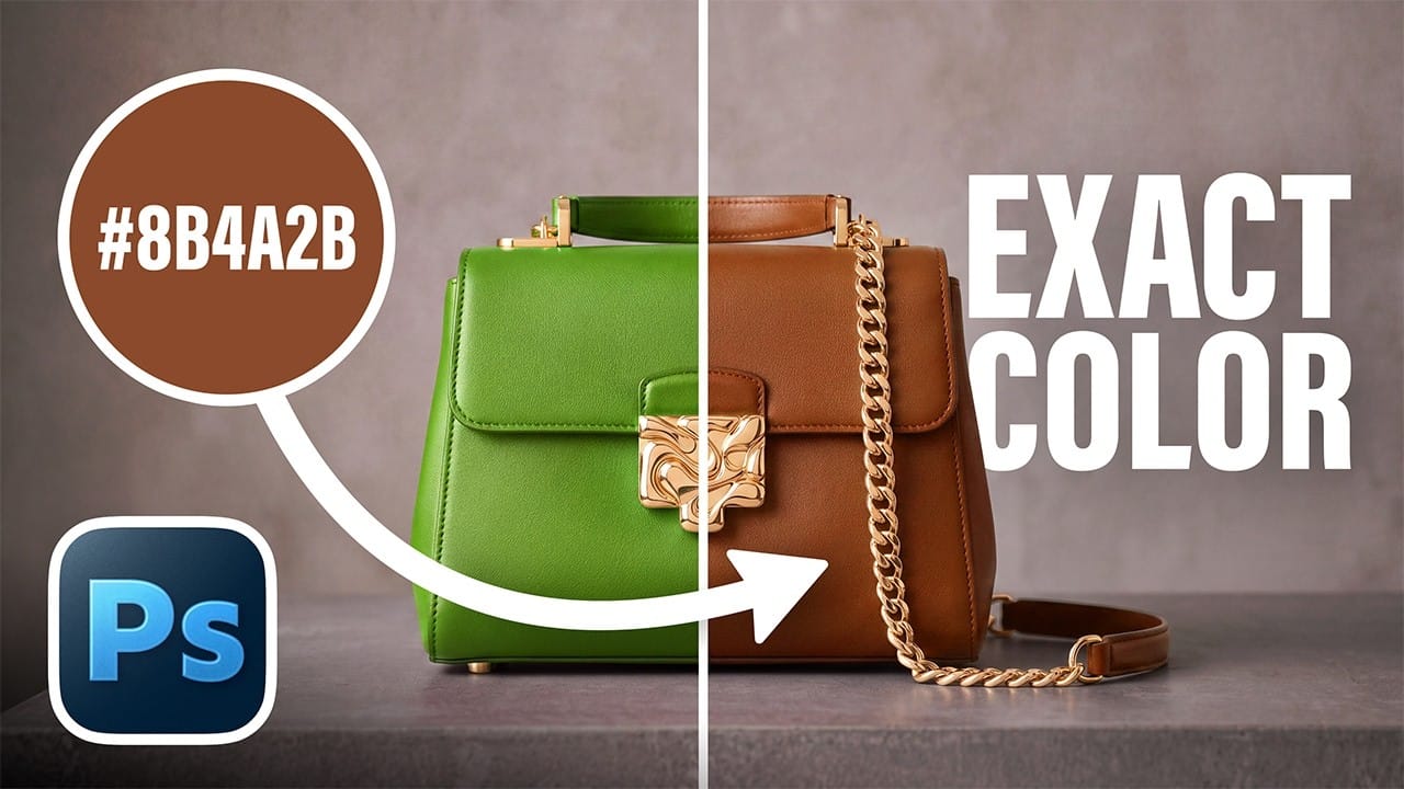 How to Apply an Exact Hex Color to Any Object in Photoshop