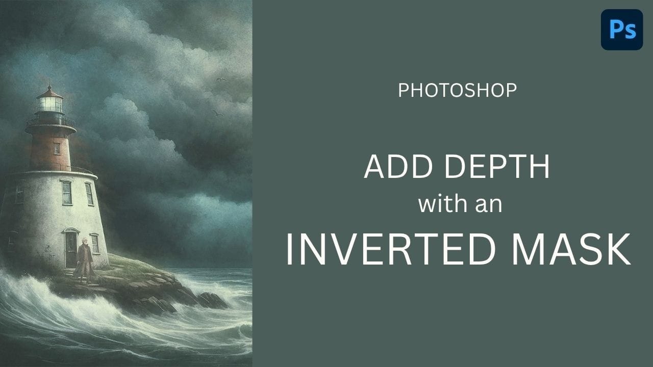 How to Use an Inverted Mask to Add Water Texture and Depth to Digital Art in Photoshop