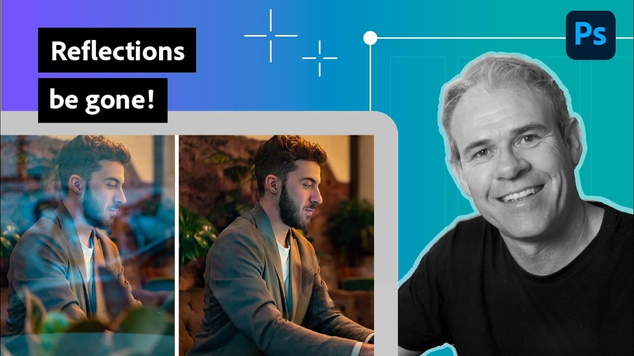 Remove Reflections and Distractions in Photoshop