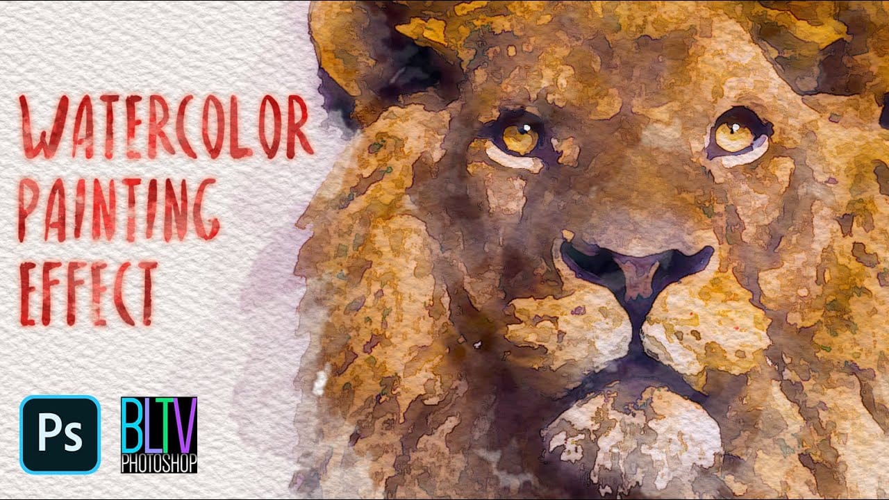 Advanced Digital Watercolor Rendering Technique in Photoshop