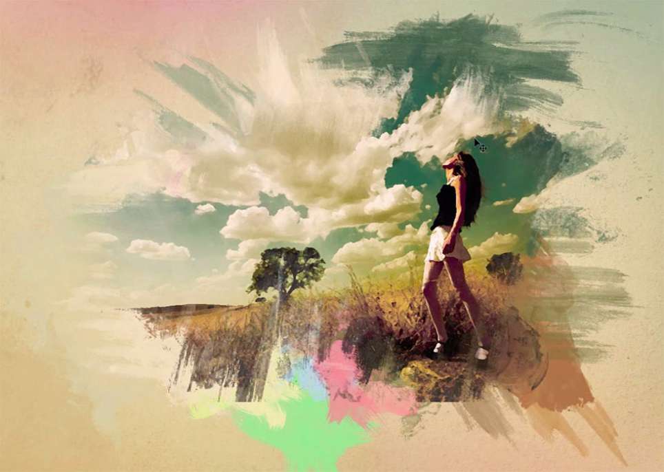 How To Make a Watercolor Photo Manipulation In Photoshop