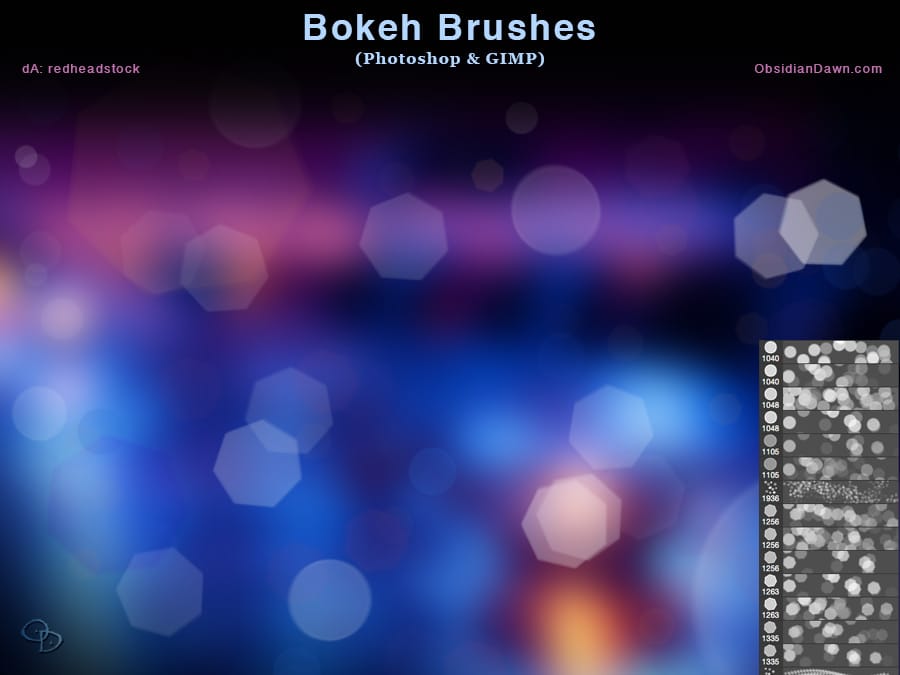 Bokeh Photoshop Brushes
