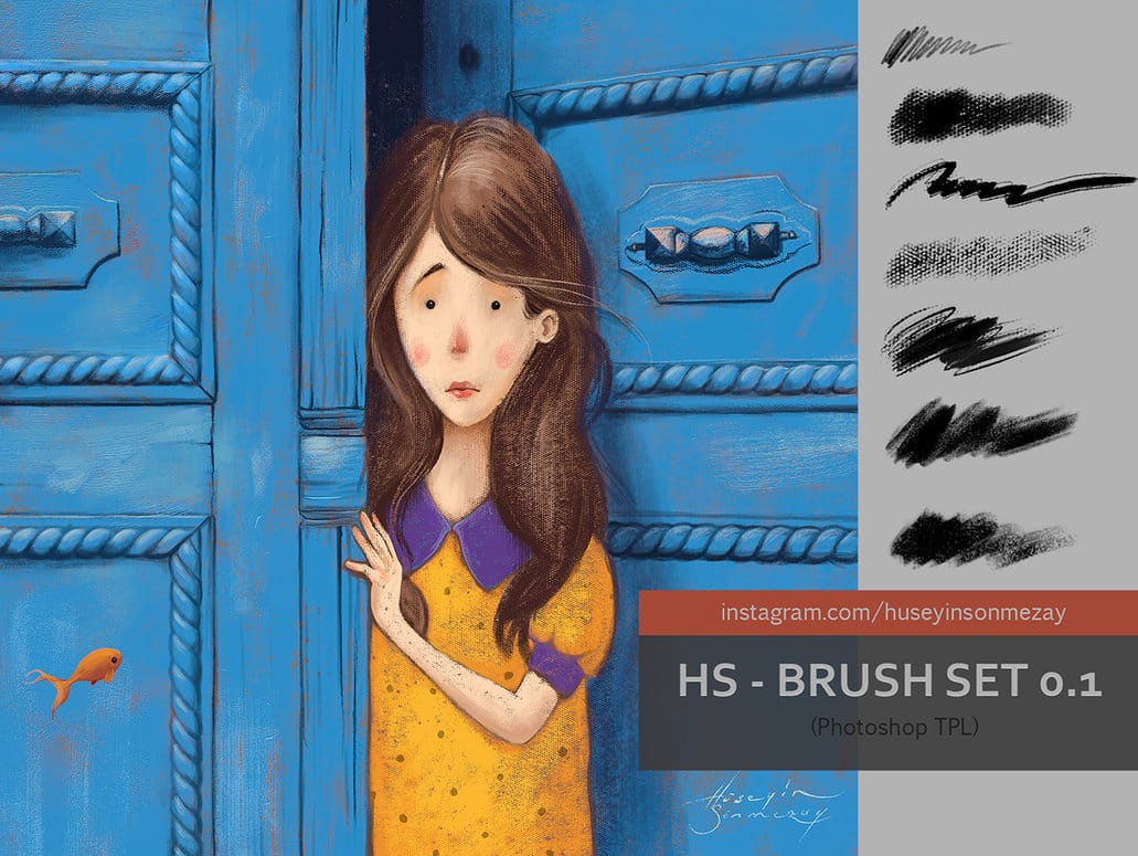 Download Canvas Brushstrokes Photoshop Brushes