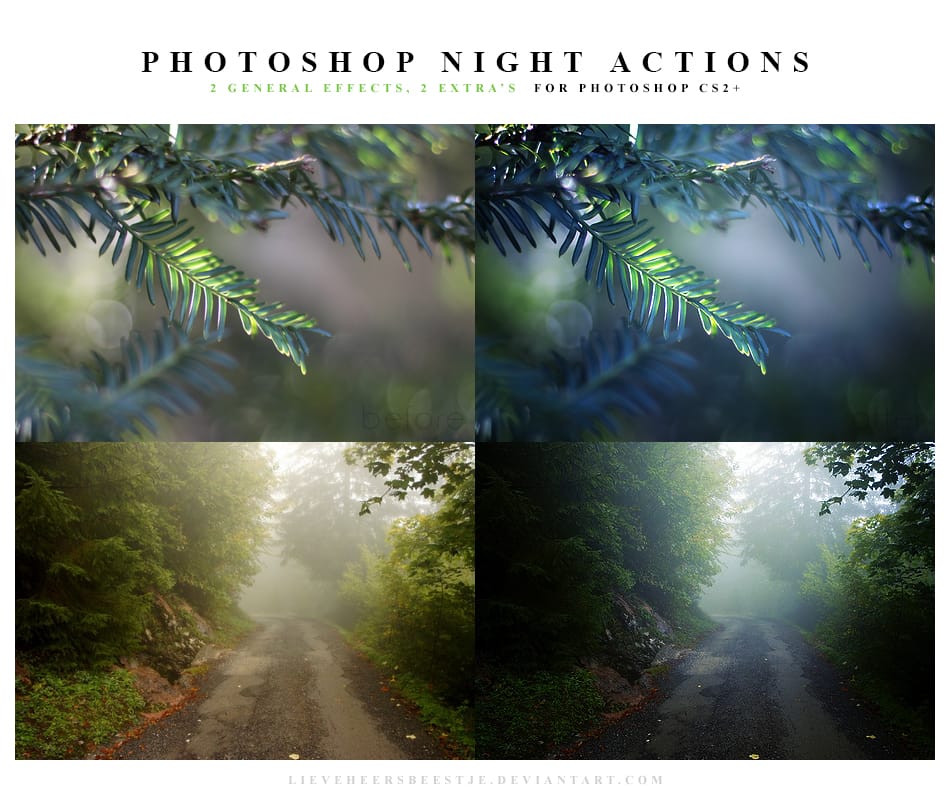 Photoshop Night Actions