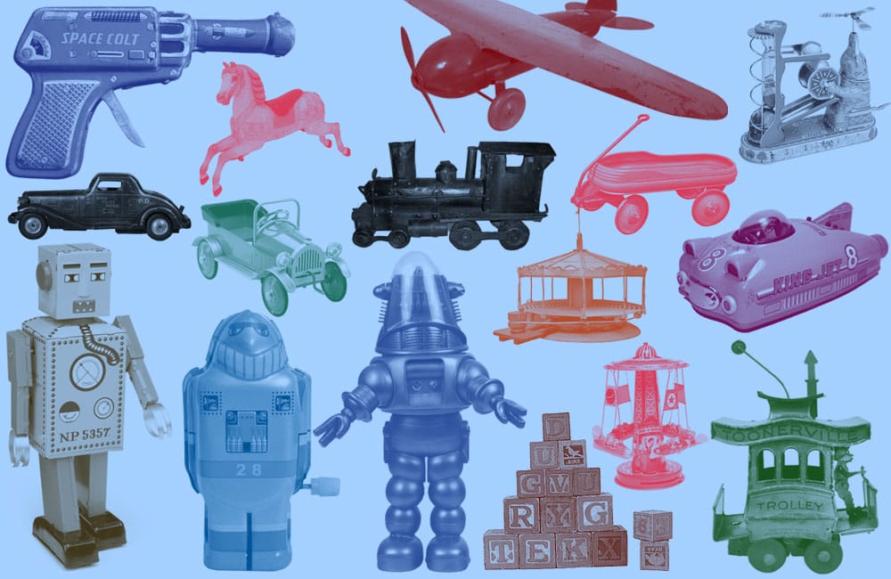 Download a Playful Vintage Toys Photoshop Brushes Set